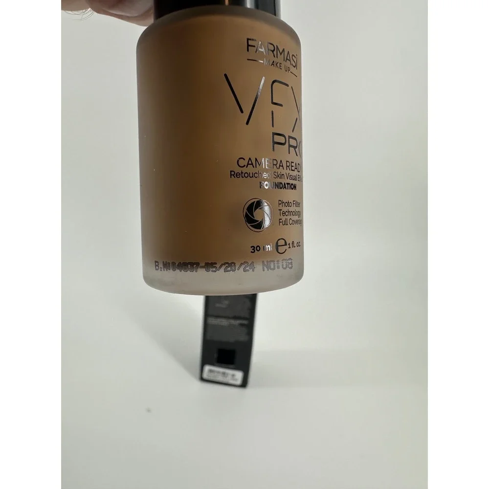 Farmasi VFX Pro Camera Ready Foundation 08 Chestnut Full Coverage Matte 1 fl oz